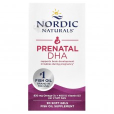 Nordic Naturals, пренатальная ДГК, без добавок, 830 мг, 90 капсул Nordic Naturals, пренатальная ДГК, без добавок, 830 мг, 90 капсул